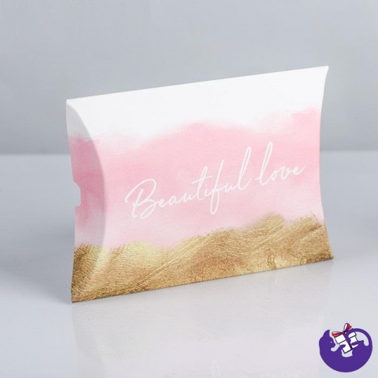 Коробка (конверт) фигурная «Beautiful love», 11×8×2см 3840977