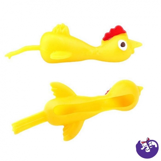 Резиновая игрушка - рогатка  Летающая Курица GF001