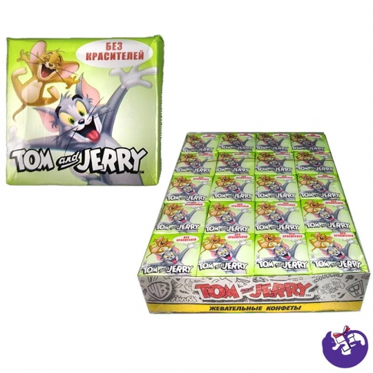 Жевательные конфеты Tom&Jerry Яблоко 11,5г